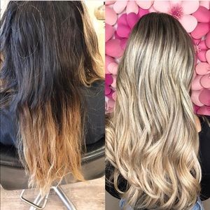 Olaplex hair care treatment for blonde hair